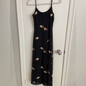 Floral Embroidered slip dress